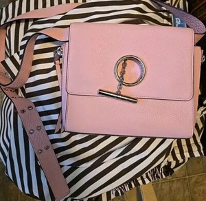 Henri Bendel Pink Buttery Soft Pebbled Leather Crossbody Shoulder Handbag BNWOT - Picture 1 of 6