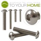 A2 Stainless Steel Hexagon Socket Button Head Bolts M3 M4 M5 M6 M8 ISO7380