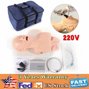 Airway Management Trainer Study Adult Oral Intubation Manikin Teaching Model NEW - Picture 1 of 19