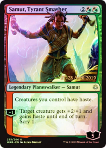 Pre-Release Promos - Samut, Tyrant Smasher - Foil - Prerelease Promo - Image 1 of 1