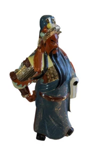 3 FT TALL— 36" Chinese Guan Yu Gong Warrior Hand Painted Porcelain Statue - Picture 1 of 17