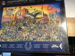Indianapolis Colts Search Puzzle 500 Piece Joe The Journeyman New Sealed - Picture 1 of 2