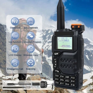 UV-K5 Przenośny walkie talk AM FM UHF Dwukierunkowy odbiornik radiowy LCD dalekiego zasięgu - Zdjęcie 1 z 12