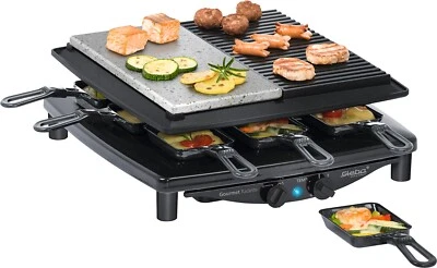 Steba  RC 4 Plus Premium Raclette - Made in Germany - 8 emaillierte Pfännchen - Bild 1 von 4