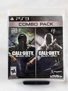 Call of Duty Black Ops 1 2 Combo Pack PlayStation 3 PS3 2015 CIB w/Manual Insert - Picture 1 of 6