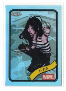 2025 Topps Marvel Chrome X-23 (Wolverine) SILVER REFRACTOR PARALLEL #122 X-MEN - Picture 1 of 1