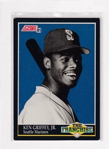 1991 Score - The Franchise # 858 Ken Griffey Jr. Nice Card - Picture 1 of 2