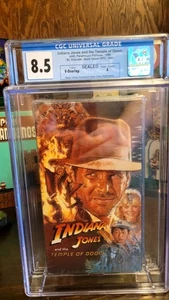 Indiana Jones and the Temple of Doom 1984 First Print VHS 8.5 A Seal - Picture 1 of 2