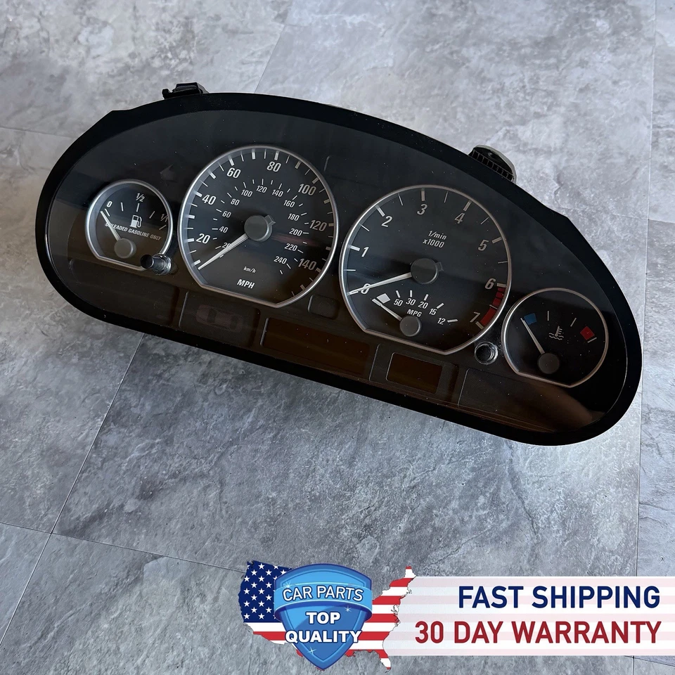 OEM 99-06 BMW E46 325 325Ci 330 330Ci instrumento medidor panel velocímetro Foto 1 de 4