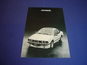 E24 BMW Alpina B7 Turbo 3 Coupe Werbung Inspektion Plakat Katalog A4 - Bild 1 von 2