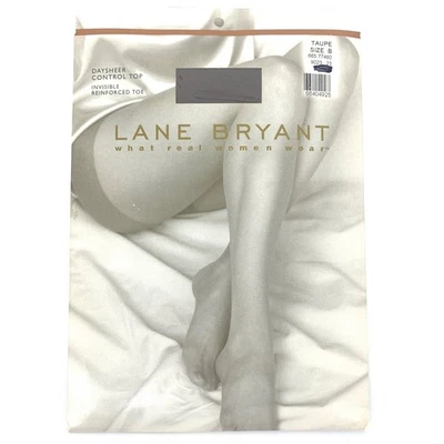 Pantimedias Lane Bryant Daysheer Control Top Taupe Invisible Puntera Reforzada Talla B Foto 1 de 4