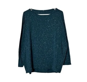 Lululemon espalda en acción manga larga salpicaduras submarino cuello barco 12 verde azul - Imagen 1 de 9