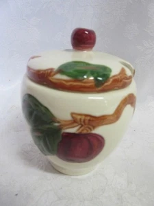 1954 MCM FRANCISCAN APPLE JAM or JELLY JAR with Lid - RARE- Mint - Picture 1 of 7