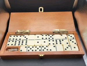 Vintage Domino Cribbage Domino Set Five-Up Handcrafted Dominic C. Armanino 1968 - Bild 1 von 4