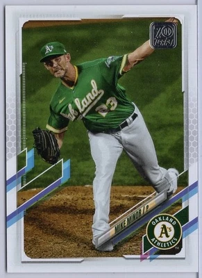 2021 Topps Advanced Stats #329 Mike Minor #'d 266/300 - Image 1 of 2
