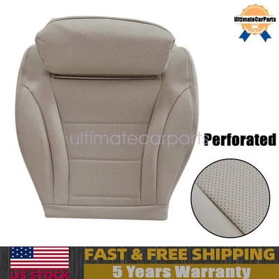 Driver Bottom Leather Seat Cover Tan Fits 2018 2019 2020 2021 Mercedes Benz C300 - Image 1 of 4