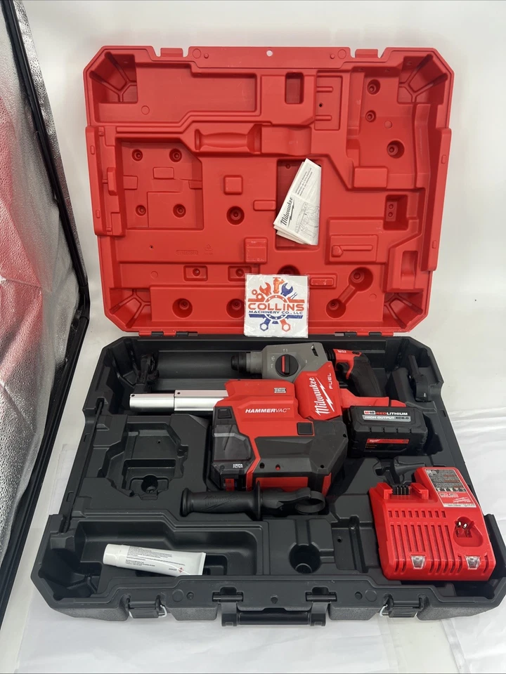 Milwaukee 2912-22DE 1” SDS Plus Martillo Rotativo y HAMMERVAC, con 1x Batería y Cargador Foto 1 de 4