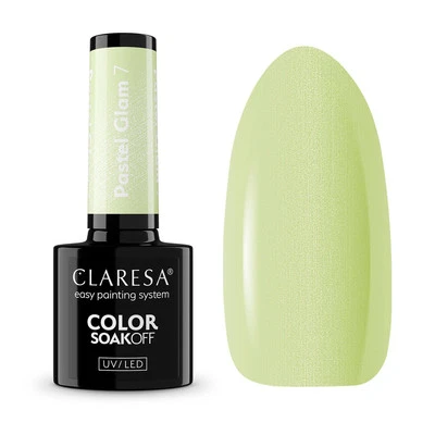 7 Pastel Glam UV Nagellack 5 ml Claresa heller grüner Farbton mit dem #lipgloss- - Bild 1 von 4