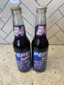2 Jeff Gordon NASCAR #24 Commemorative Longneck Pepsi Racing Flasche ungeöffnet - Bild 1 von 4