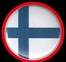 Finnland "Button"Flag/ Fahne/ Flagge/ International/ Helsinki/ Suomi/ Turku/ Mik