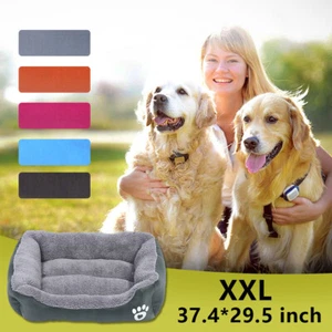 XXL Extra Large Pet Dog Cat Bed Puppy Cushion House Sleeping Kennel Mat Washable - Picture 1 of 25