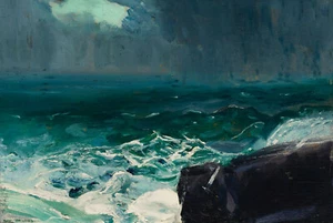 George Bellows - Approach of Rain (1913) Signed - 17" x 22" Fine Art Print - Picture 1 of 1