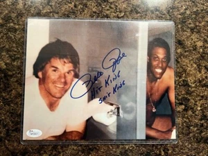 Pete Rose Autographed 8x10 Bathroom Picture Hit King $hit King Inscription JSA - Picture 1 of 2
