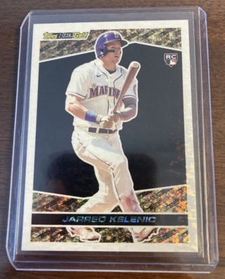 2021 Topps Update Jarred Kelenic Rookie Black Gold #BG-8 - Image 1 of 2