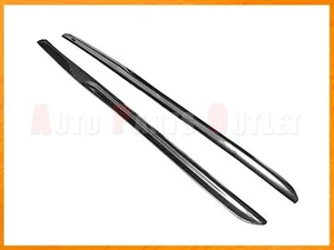 PSM Style Carbon Side Skirts Extension Lip For 15-17 W205 C-Class w/ AMG Sports - Foto 1 di 2