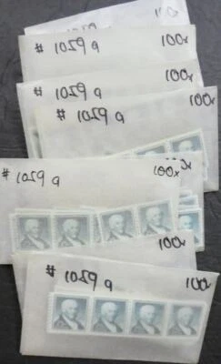 EDW1949SELL : USA 1959 Scott #1059A. 800 stamps. Very Fine, Mint Never Hinged - Image 1 of 3