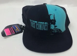 Vintage Star Trek First Contact Hat Cap Snapback Adjustable USA NWT - Picture 1 of 5