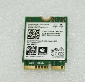 Genuine Dell Inspiron All In One 5490 Dual Band wifi / Bluetooth Card P/N XVV0P - Picture 1 of 1