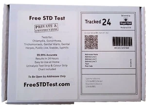 April Fools Prank - Post Prank Joke - STD Test Box - Includes Sweets - Picture 1 of 1