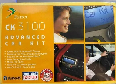 Parrot CK3100 LCD Bluetooth Handsfree Car Kit with LCD Display.  NEW ~ Sealed. - Image 1 of 3