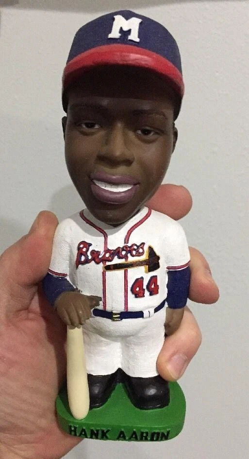 Milwaukee Braves Atlanta Hank Aaron AGP Bobblehead bobble Chubby style   - Image 1 of 1