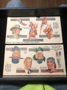 EXTREM SELTEN um 1949-1956 Straight Arrow Indianer Radio Show Puppen/Requisiten - Bild 1 von 10
