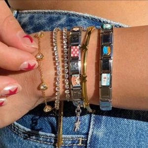 Elastic Italian Starter Charm Bracelet Jewelry Men Bangle Vacation - Picture 1 of 8