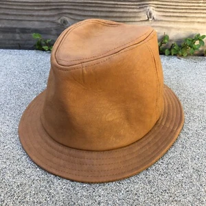 CLAIRE'S Fedora Hat Unisex Adult Brown M/L Cap - Picture 1 of 5
