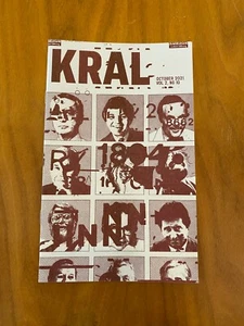 King Kral zine Vol 2, n.10 (Sin) Seven 7 Deadly Letraset Tipo Catalogo Mugshot - Foto 1 di 7