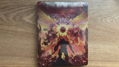 DOOM ETERNAL Steelbook Case *No Game* Sony PS4/PS5/Xbox One/Xbox Series X - NEW - Image 1 of 2