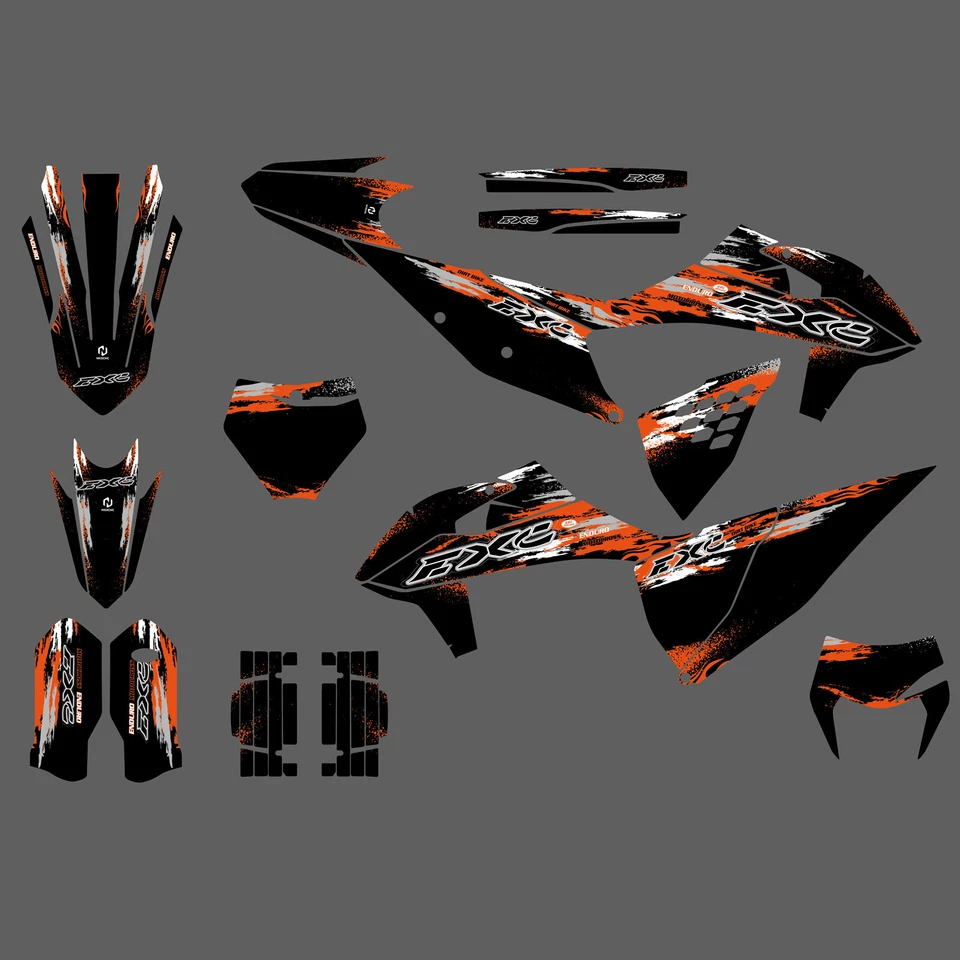 Kit de adesivos gráficos decalques para KTM 150 250 300 350 450 500 EXC XC-W 2020-2023 - Imagem 1 de 1
