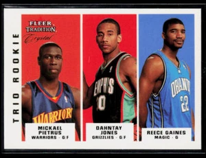 2003-04 Fleer Tradition #297 Mickael Pietrus / Dahntay Jones / Reece Gaines - Picture 1 of 2