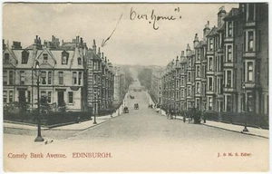 COMELY BANK AVENUE, STOCKBRIDGE - Edinburgh Postcard (P3128) - Picture 1 of 2