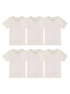 Fruit of the Loom Toddler Boy Natural Cotton Crew Undershirts, 6 Pack, Sizes - Picture 1 of 2