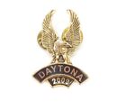 Daytona Pin Emblem Golden Eagle 2009 Brass Gold Color Florida Usa