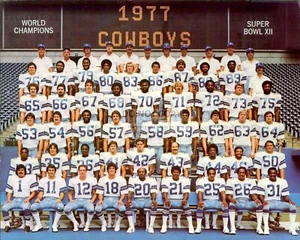 Dallas Cowboys 1977 Football Team Sports 8x10 PHOTO PRINT - Picture 1 of 1