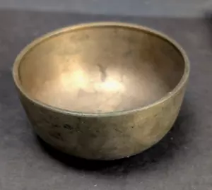 Small Buddhist Bell Fairy Singing Bowl Brass Buddhist Bell Vintage VIDEO - Picture 1 of 5
