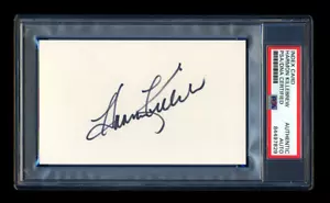 HARMON KILLEBREW SIGNED INDEX CARD MINT PSA/DNA AUTOGRAPHED HOF MINNESOTA TWINS - Picture 1 of 2