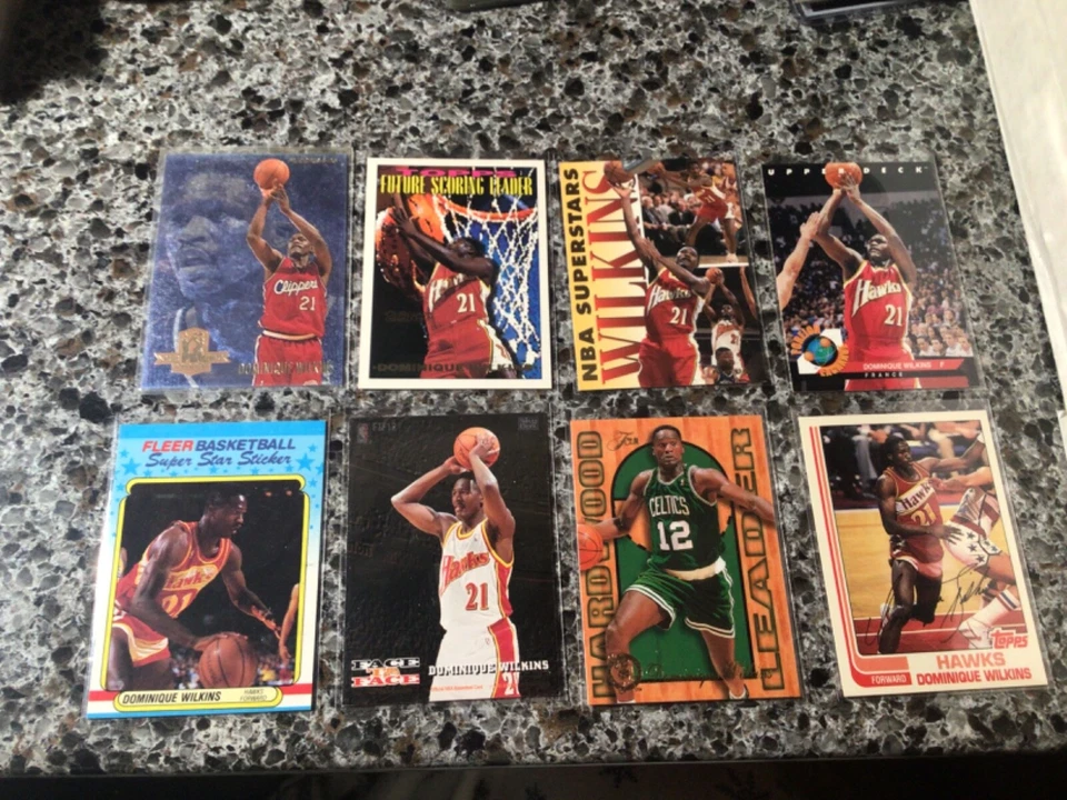 U-Pick Dominique Wilkins SINGLES Hawks Celtics Spurs HOF - YOU PICK ANY CARD(S) - Image 1 of 1