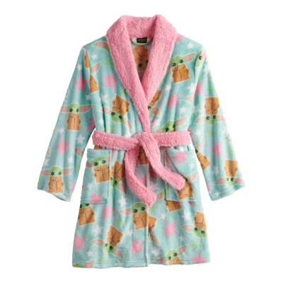 Disney's The Mandalorian Star Wars Girls Robe Grogu The Child Baby Yoda Size 6 - Image 1 of 3